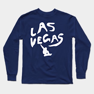Las Vegas and Flying Snowboarder Long Sleeve T-Shirt